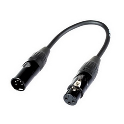 Adaptateur DMX 5 points -> DMX 3 points