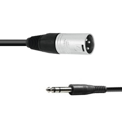 Câble XLR M -> Jack TRS M